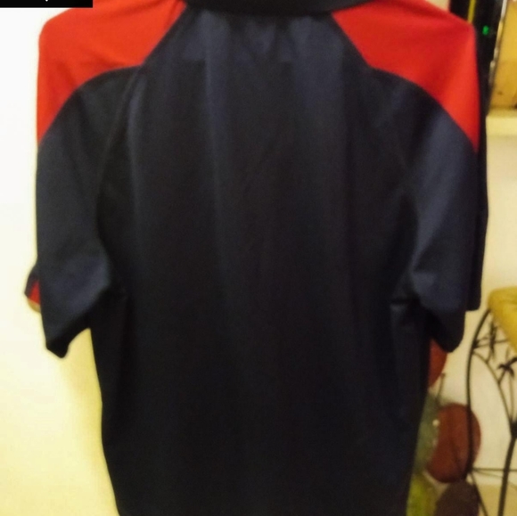 Houston Texans Genuine NFL Football Polo Shirt blue & red, - Men's L worn twice - Picture 3 of 3